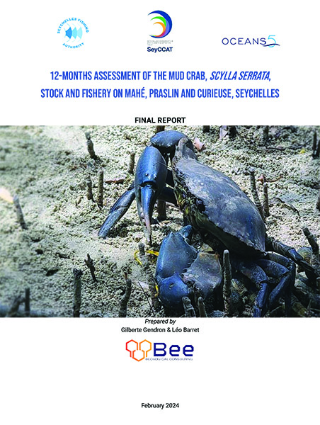12-months assessment of the mud crab, Scylla serrata, stock and fishery on Mahé, Praslin and Curieuse, Seychelles